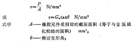 彈性環(huán)結(jié)構(gòu)橡膠元件的結(jié)構(gòu)形狀與設(shè)計計算